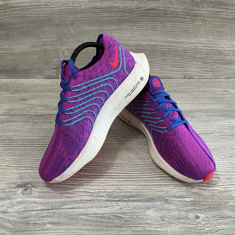 Nike Pegasus Turbo Next Nature Running Shoe Women 8.5 Fuchsia Crimson DM3414-500